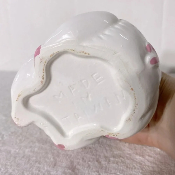 Vintage Ceramic Pig Sponge  Holder Soap Dish Trinket Dish - Picture 4 of 13